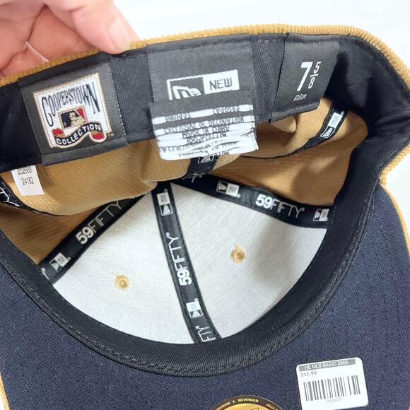 St. Louis Cardinals Corduroy New Era Cooperstown MLB Fitted Hat 7 5/8 New - Picture 6 of 6